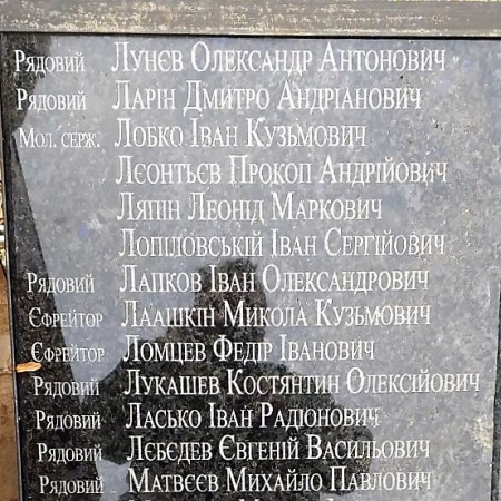 Братская могила в с. Облапы Ковельского района 