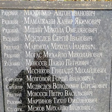 Братская могила в с. Облапы Ковельского района 