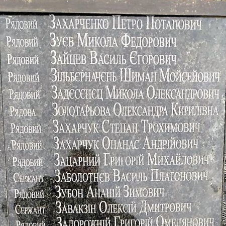 Братская могила в с. Облапы Ковельского района 