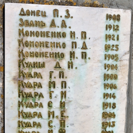 Памятник односельчанам в с. Сновянка Черниговского района