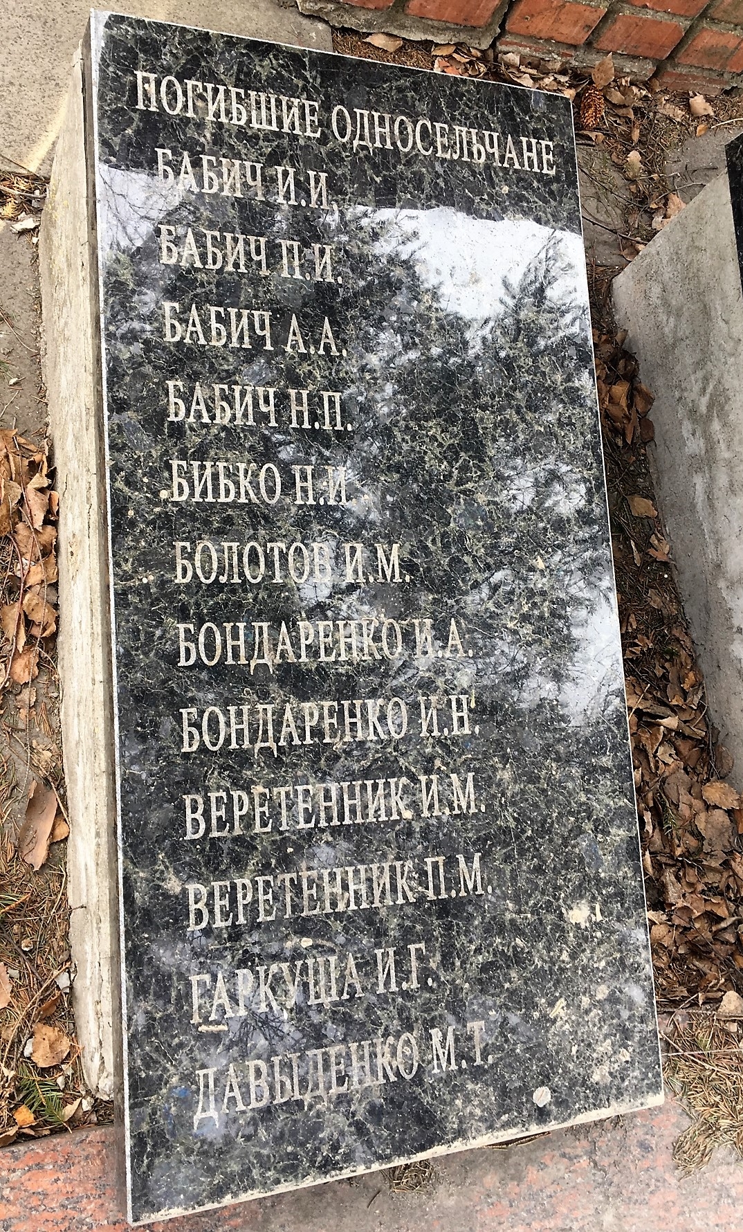 Братская могила в с. Новотроицкое Добропольского района