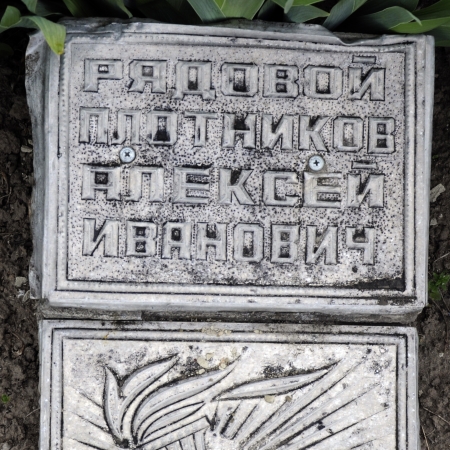Братская могила в центре с. Орловец Городищенского района