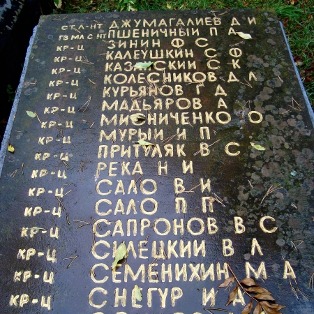 Братская могила у РГА в пгт. Верховина