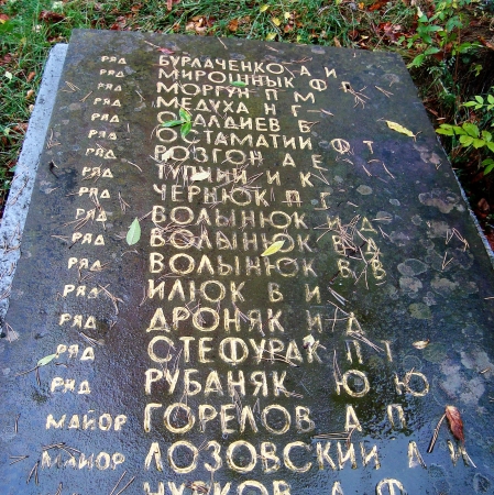 Братская могила у РГА в пгт. Верховина