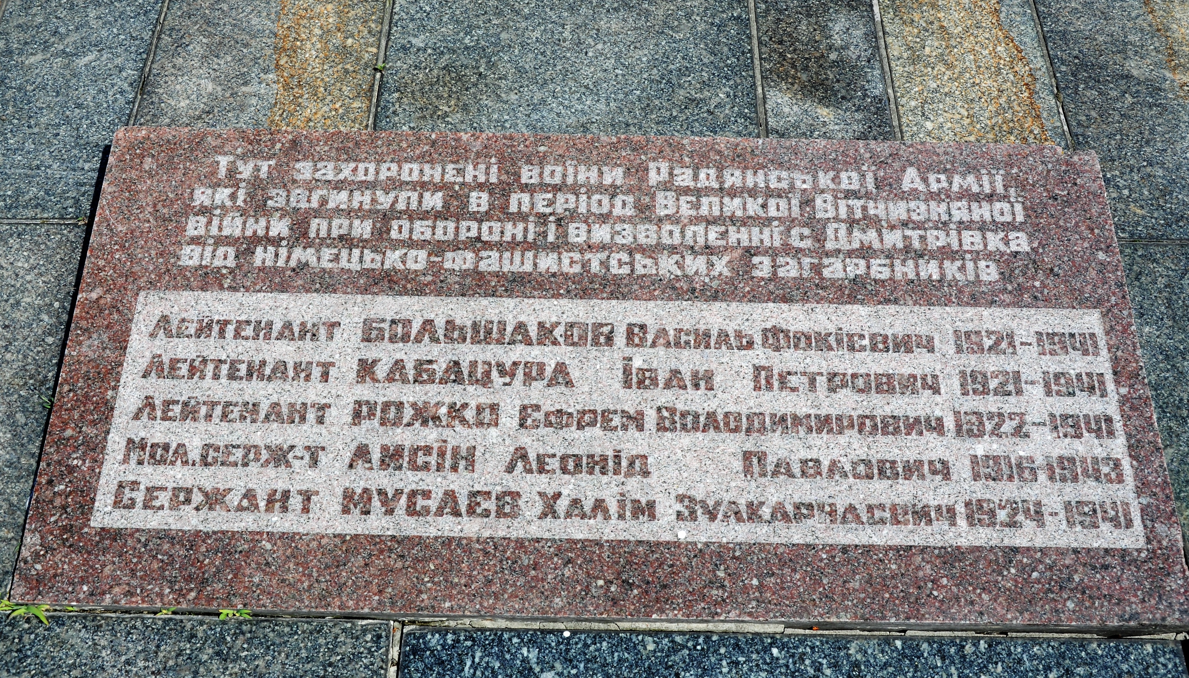 Братская могила в с. Дмитровка Киево-Святошинского района Киевской обл.
