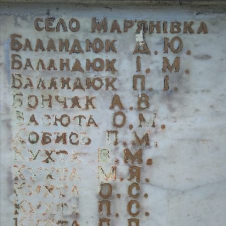 Памятник односельчанам в с. Радошин Ковельского района