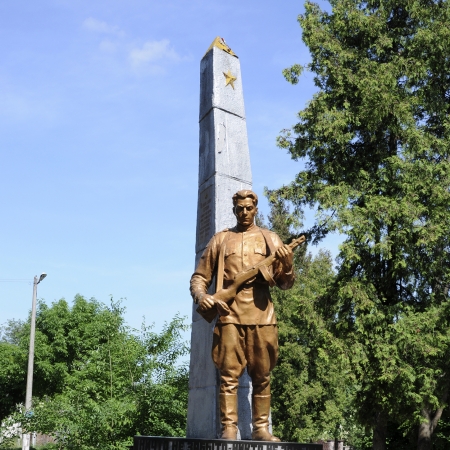 Братская могила в пос. Немешаево Бородянского района