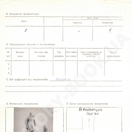 Братская могила в центре с. Великая Каратуль Переяслав-Хмельницкого района