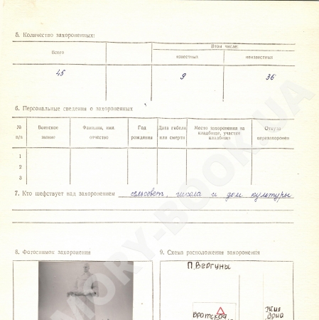 Братская могила в с. Вергуны Переяслав-Хмельницкого района