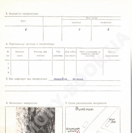 Братская могила в с. Виненцы Переяслав-Хмельницкого района