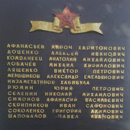 Братская могила в с. Запасное Ореховского района