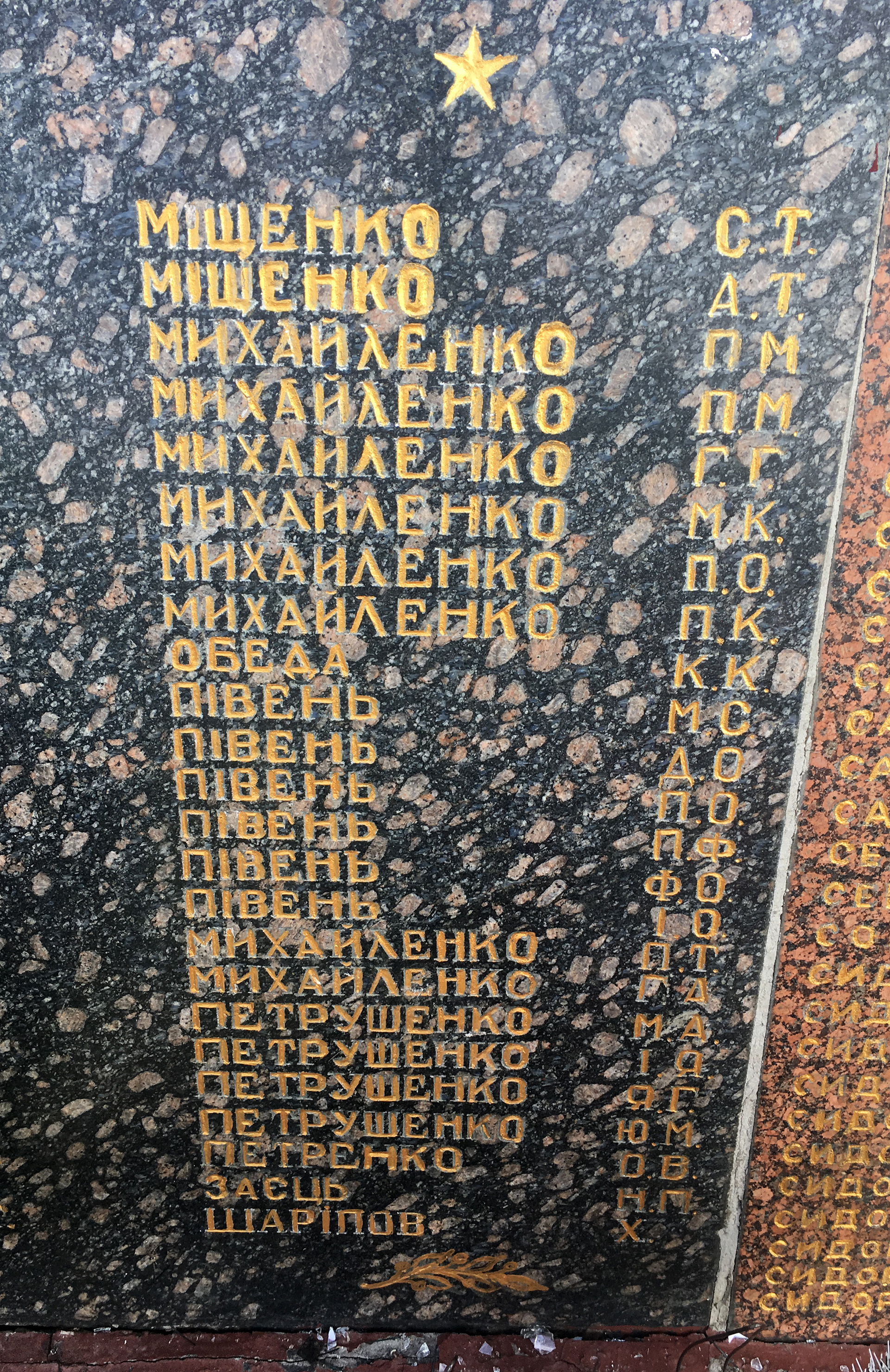 Братская могила в центре с. Королевка Макаровского района