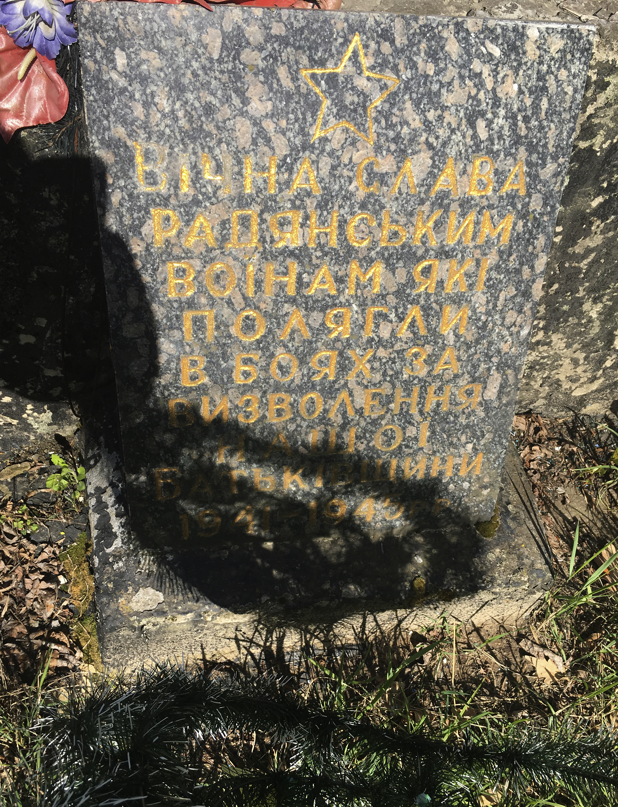 Братская могила на кладбище с. Королевка Макаровского района