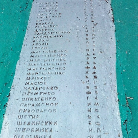 Братская могила в пгт Удачное Красноармейского района
