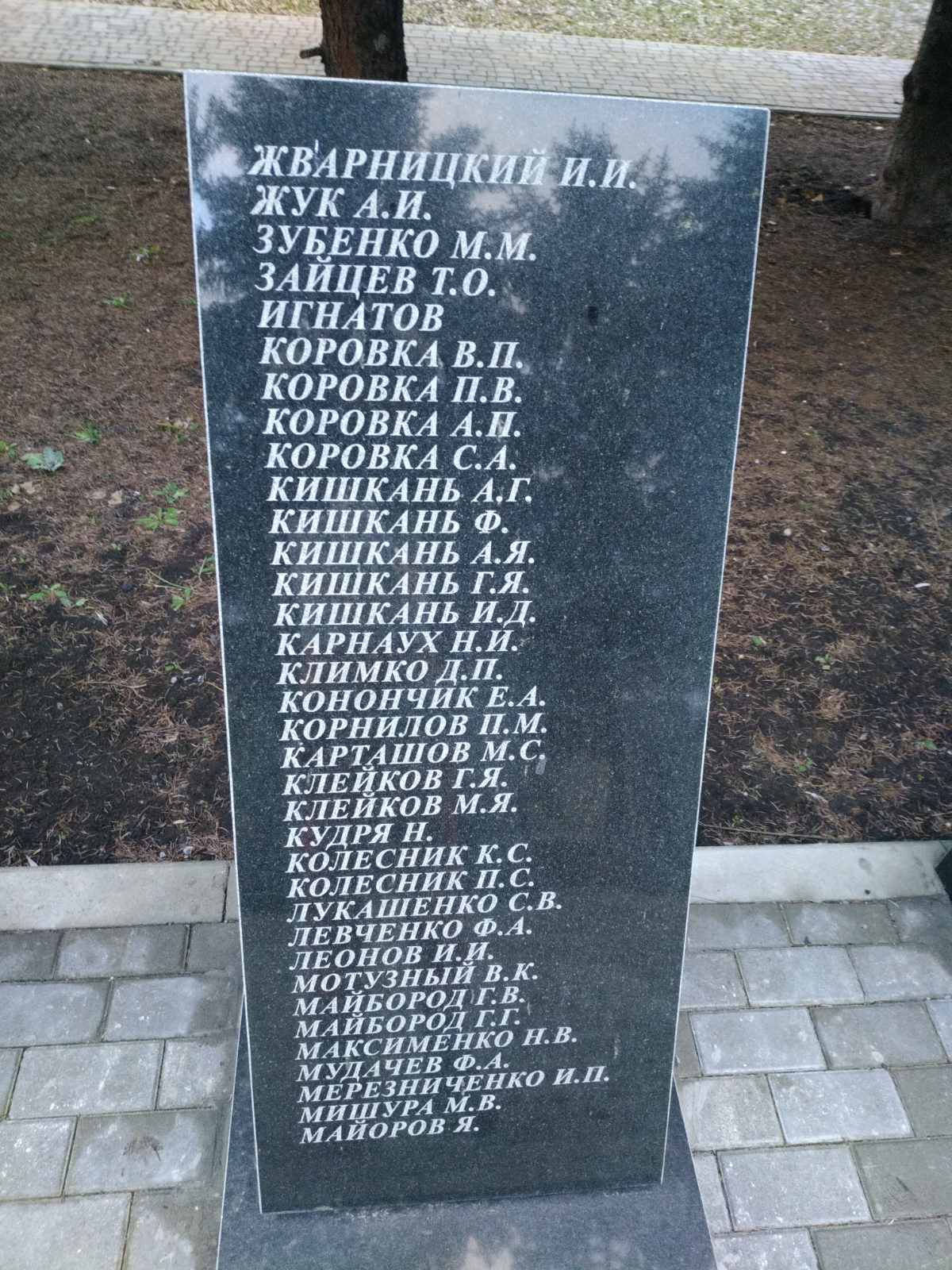 Братская могила в пгт Удачное Красноармейского района