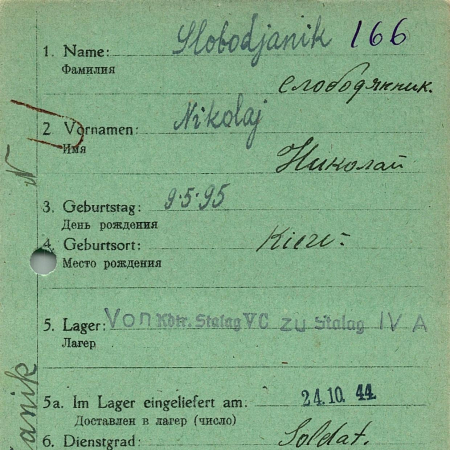 Слободянник Николай Макарович