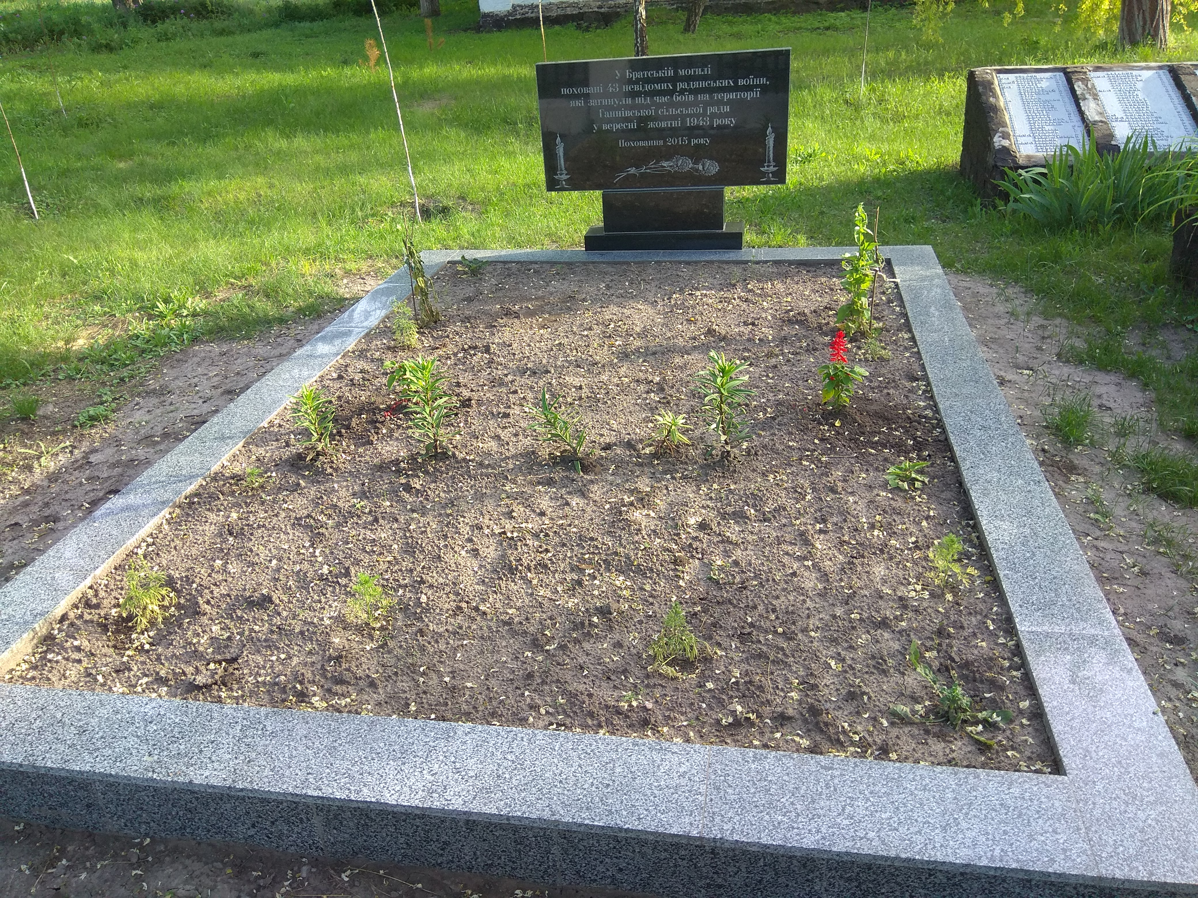 Братские могилы в с. Мосты Верхнеднепровского района