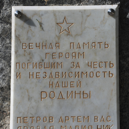 Могила партизан в пос. Старая Игрень