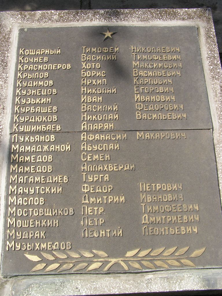 Мемориальный комплекс в г. Желтые Воды