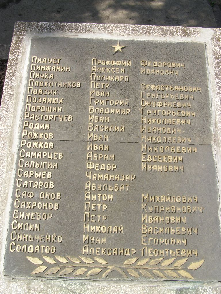 Мемориальный комплекс в г. Желтые Воды