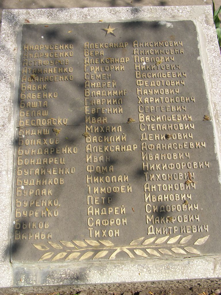 Мемориальный комплекс в г. Желтые Воды