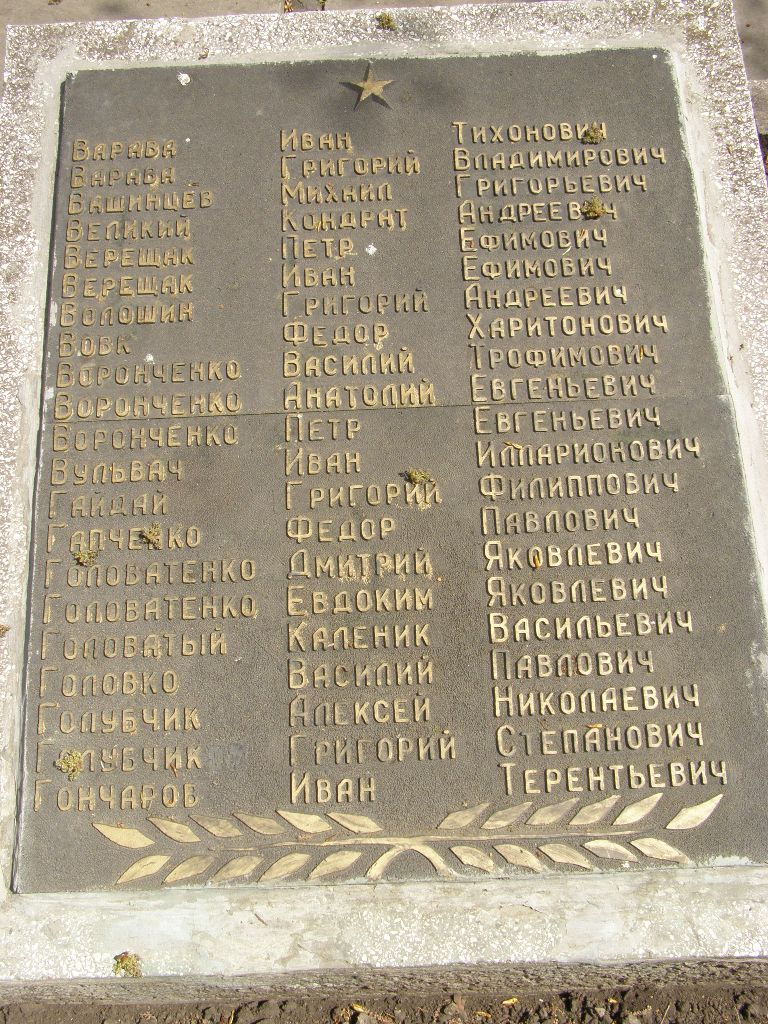 Мемориальный комплекс в г. Желтые Воды