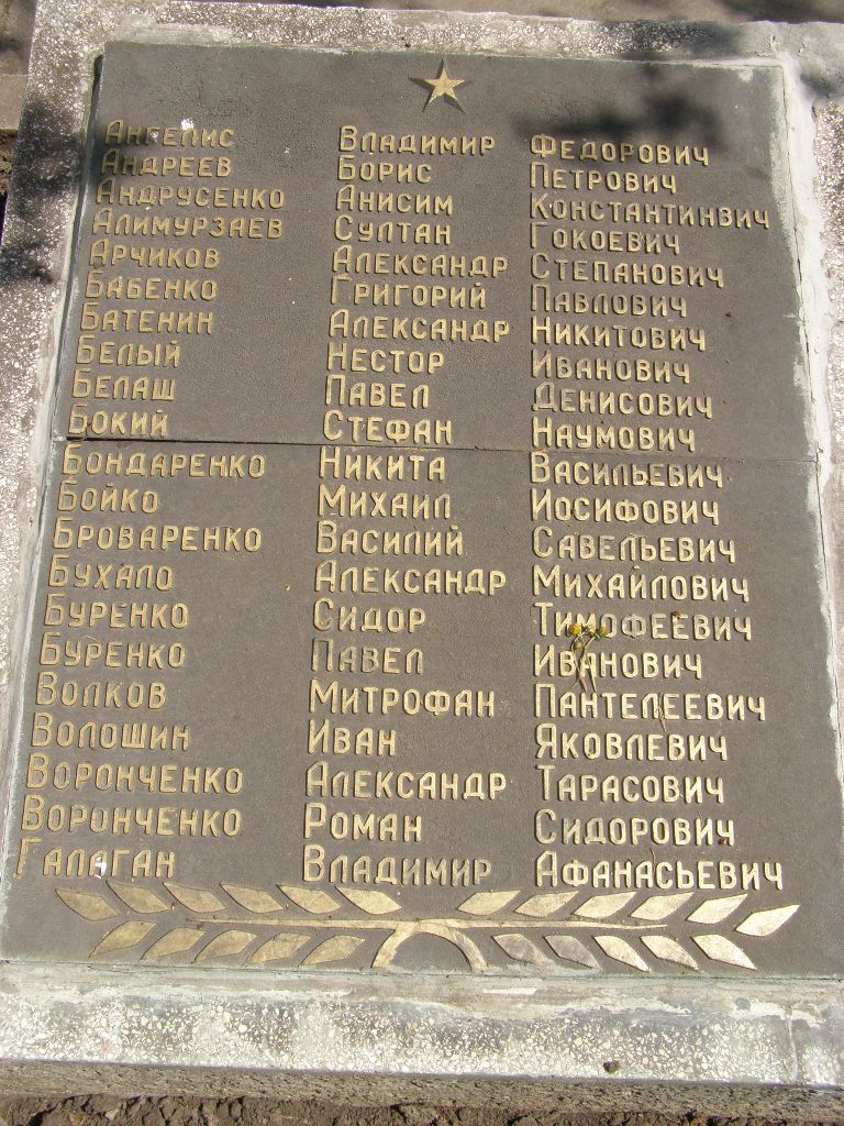 Мемориальный комплекс в г. Желтые Воды