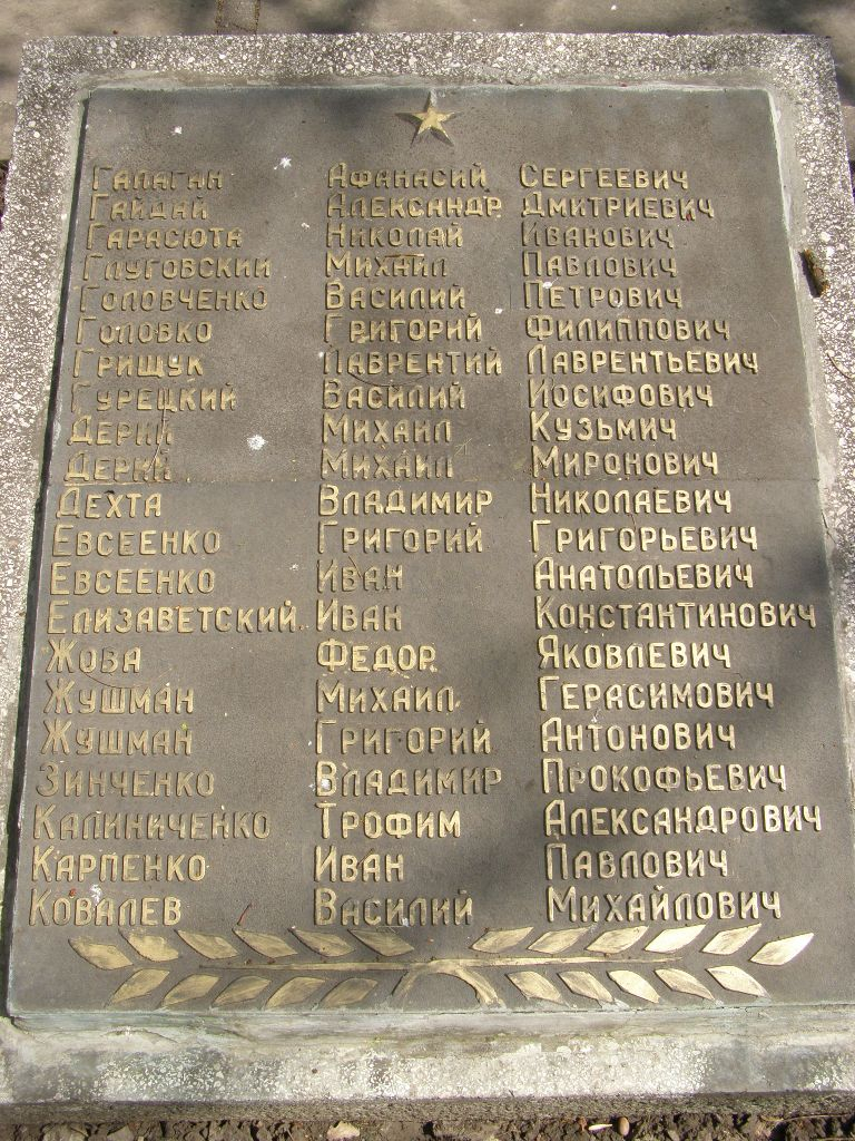 Мемориальный комплекс в г. Желтые Воды