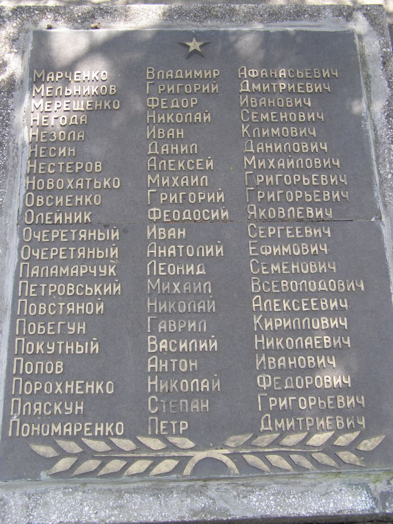 Мемориальный комплекс в г. Желтые Воды