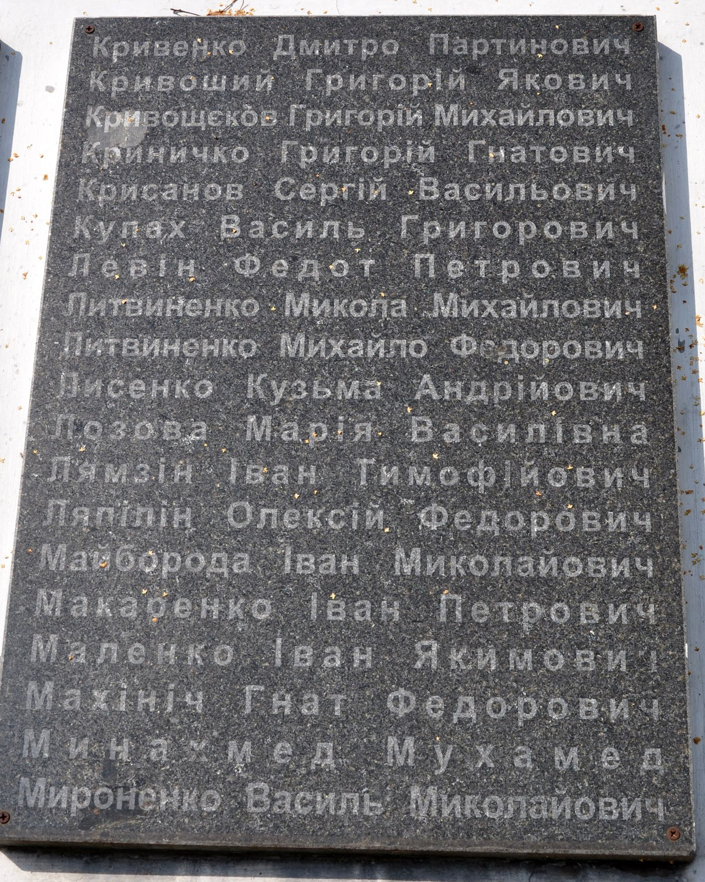 Братская могила в с. Великая Ольшанка Васильковского района