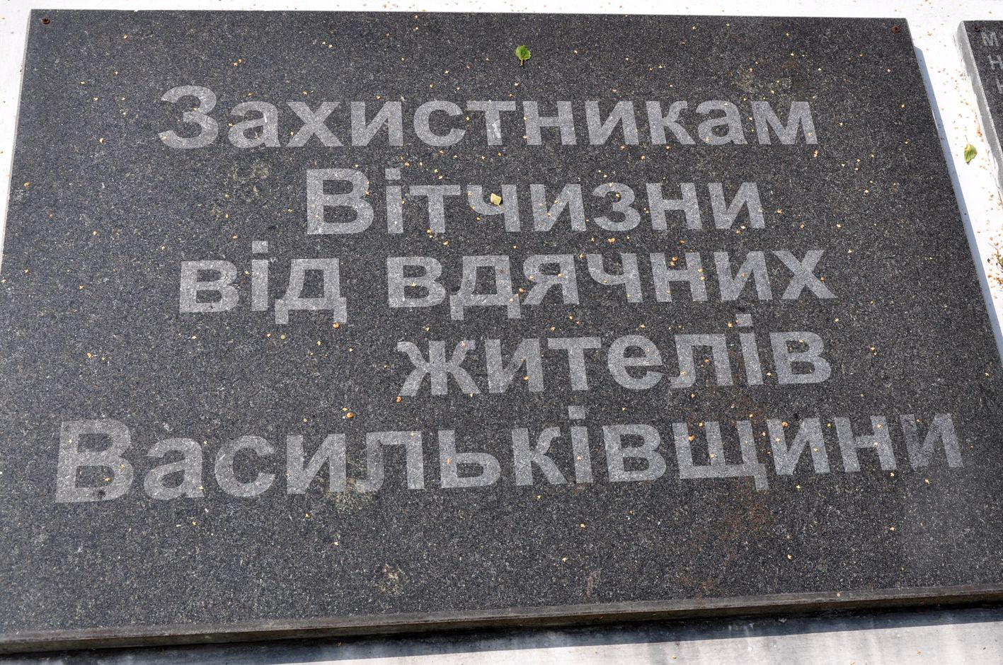 Братская могила в с. Великая Ольшанка Васильковского района