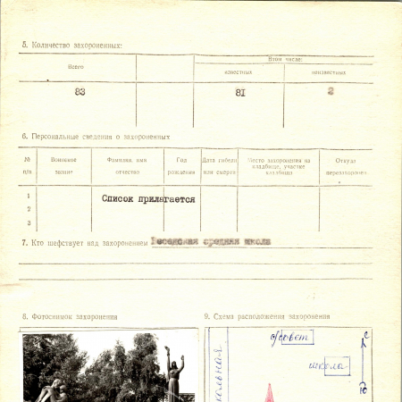 Братская могила в с. Беседка Ставищенского района