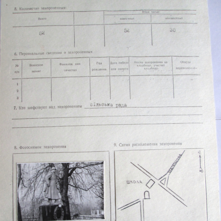 Братская могила в с. Бортники Фастовского района