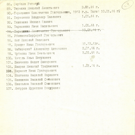 Братская могила возле школы в с. Лосятин Васильковского района