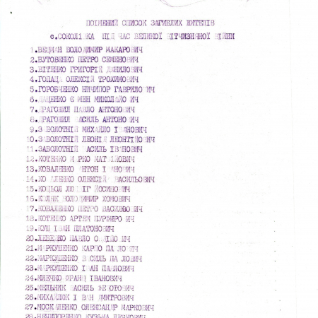Памятник воинам, погибшим в период 1941-1945 гг.