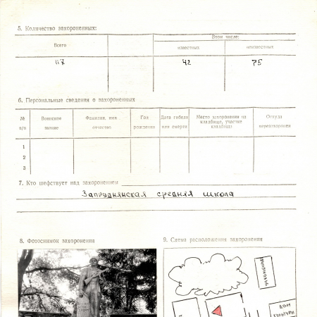 Братская могила в с. Запрудье Ракитнянского района 