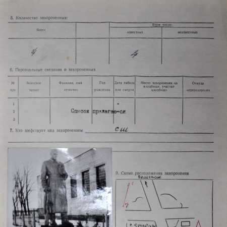 Братская могила в с. Красятичи Полесского района