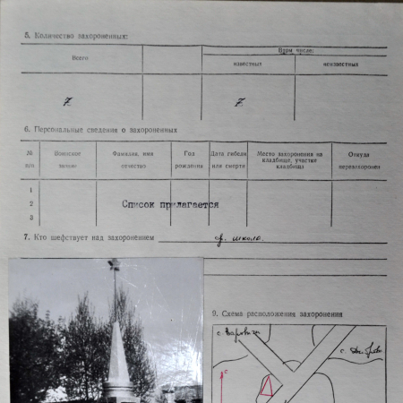 Братская могила в с. Мартыновичи Полесского района