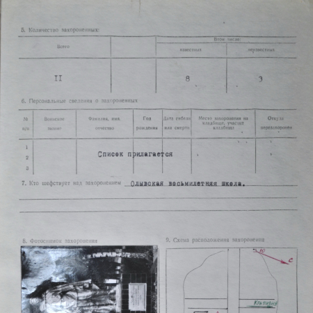 Братская могила в с. Олива Иванковского района