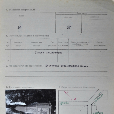 Братская могила в с. Потока Иванковского района