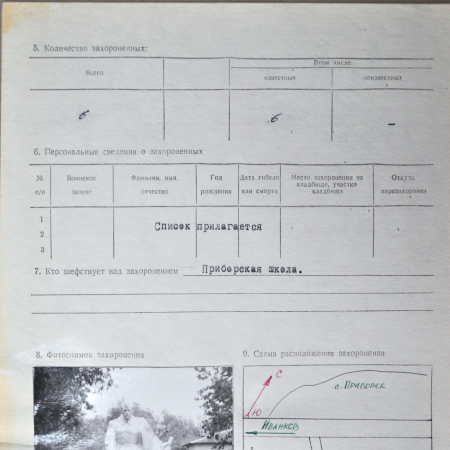 Братская могила в с. Приборск Иванковского района