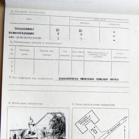 Одиночная могила в с. Вороновка