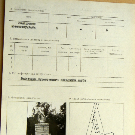 Братская могила в с. Курасово