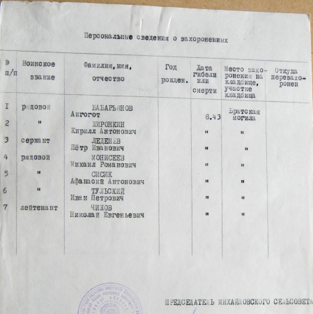 Братская могила в с. Н-Александровка 