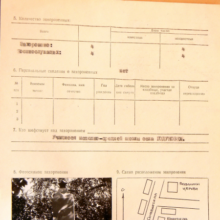 Братская могила в с. Годуновка 
