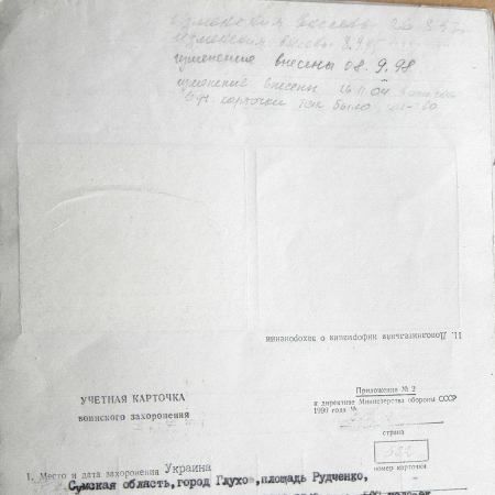 Братская могила возле сквера в г. Глухов