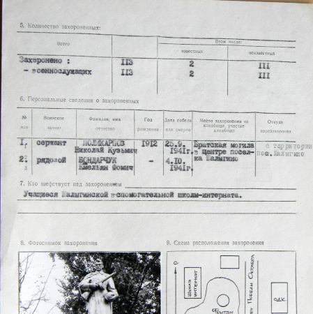 Братская могила в пос. Шельгино