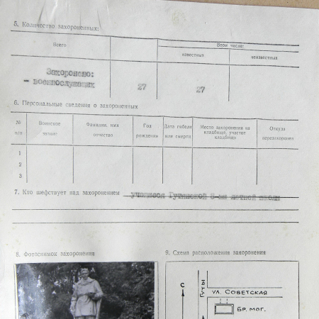 Братская могила в с. Гуты 