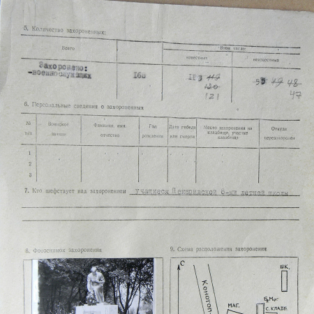 Братская могила в с. Пекари