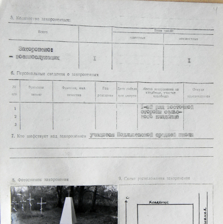 Могила неизвестного солдата в с. Подлипное